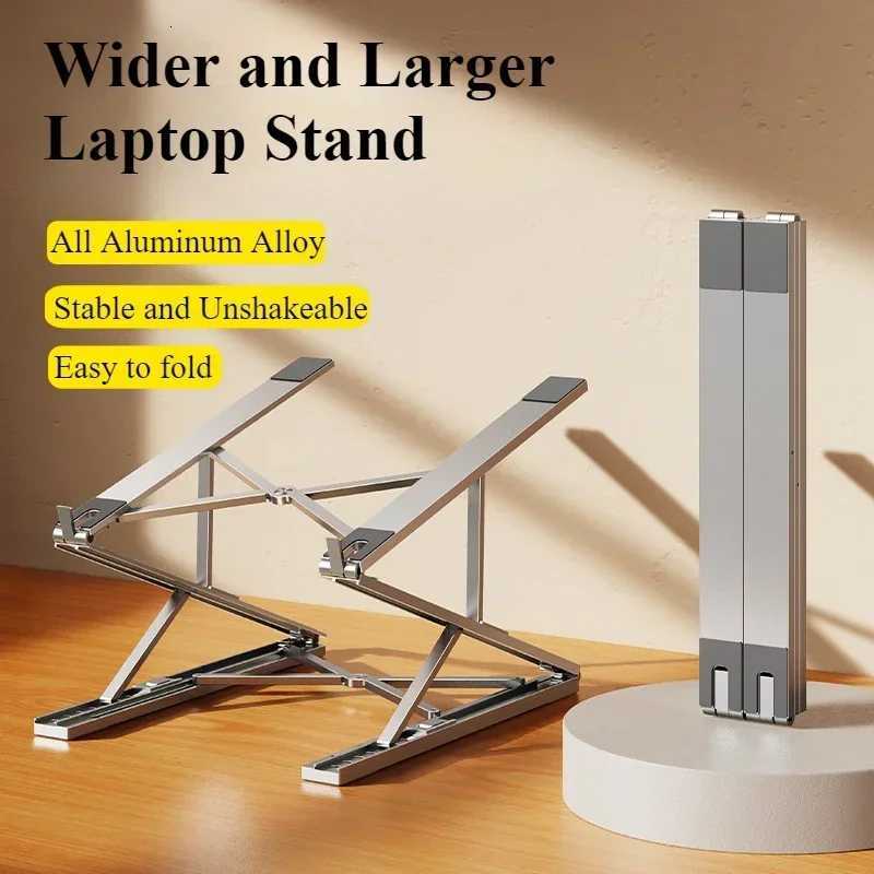Oatsbasf Aluminum Alloy Foldable Laptop Stand 78 Gear Adjustable Portable Stable Tablet Riser Holder Notebook Cputer port H251113-image-1084928992