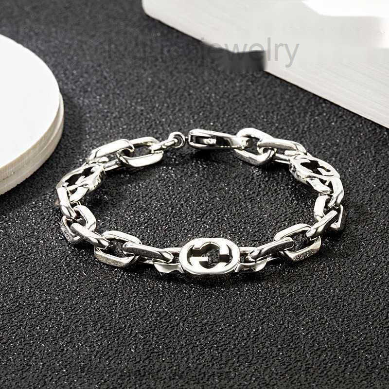 Designer Bangles Designer European popular 925 sterling silver bracelet fashion men and women couple bracelet no box