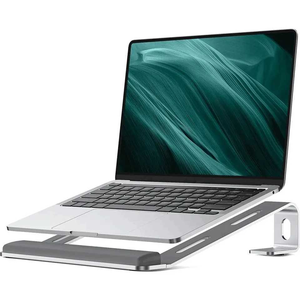 Ergonic Laptop Stand Aluminum Alloy Laptop Stand Aluminum Portable Laptop Stand for Base with Wrist Pad H251113-image-1084915887