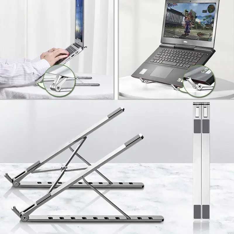 Portable Laptop Stand Adjustable Foldable Aluminum Desktop Notebook Holder Stand Mount for Tablets PC Cputer H251113-image-1084928545