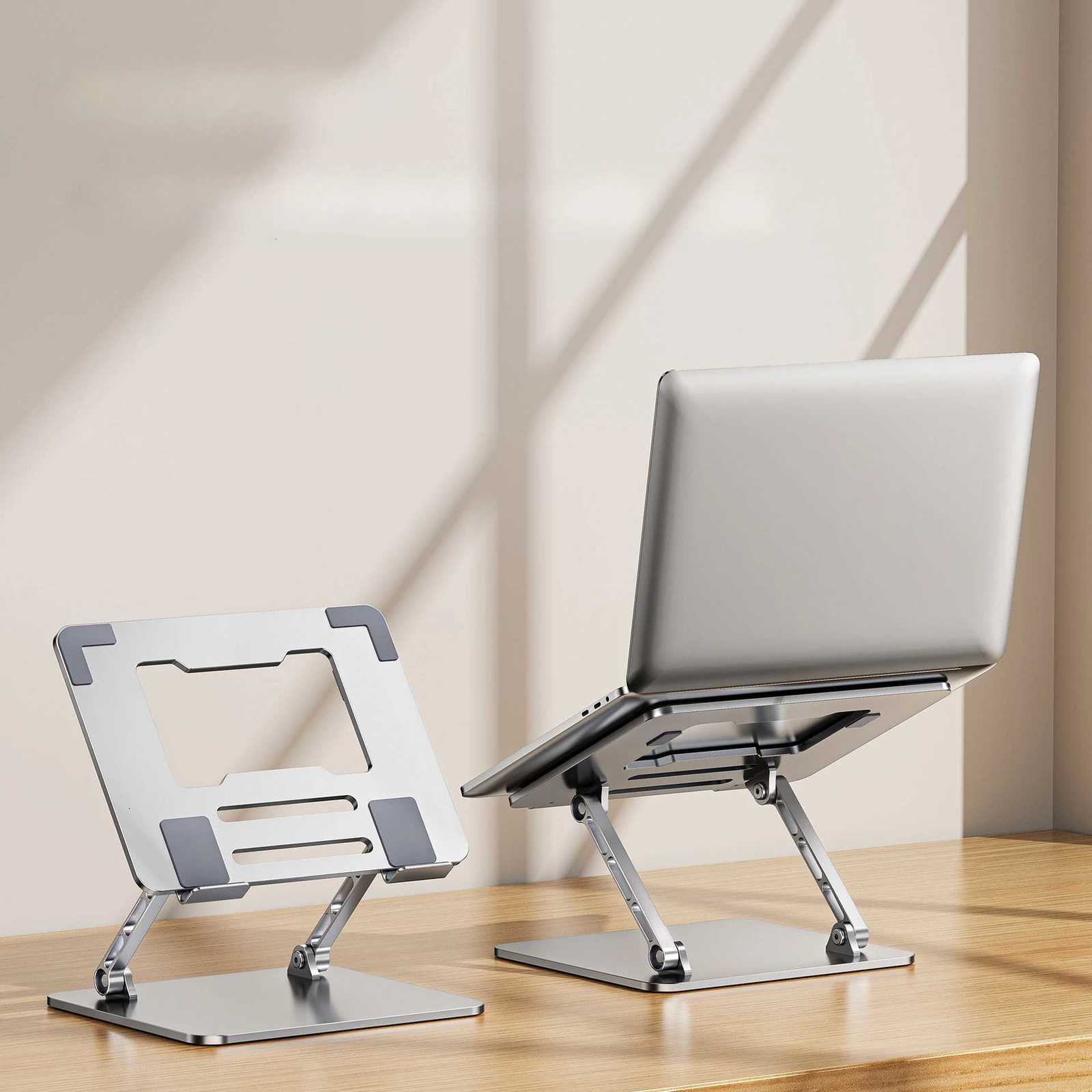 Aluminium Alloy Laptop Stand Foldable Tablet Rot Stand For Laptop Portable Fold Holder Cooling Bracket port H251113-image-1084928354