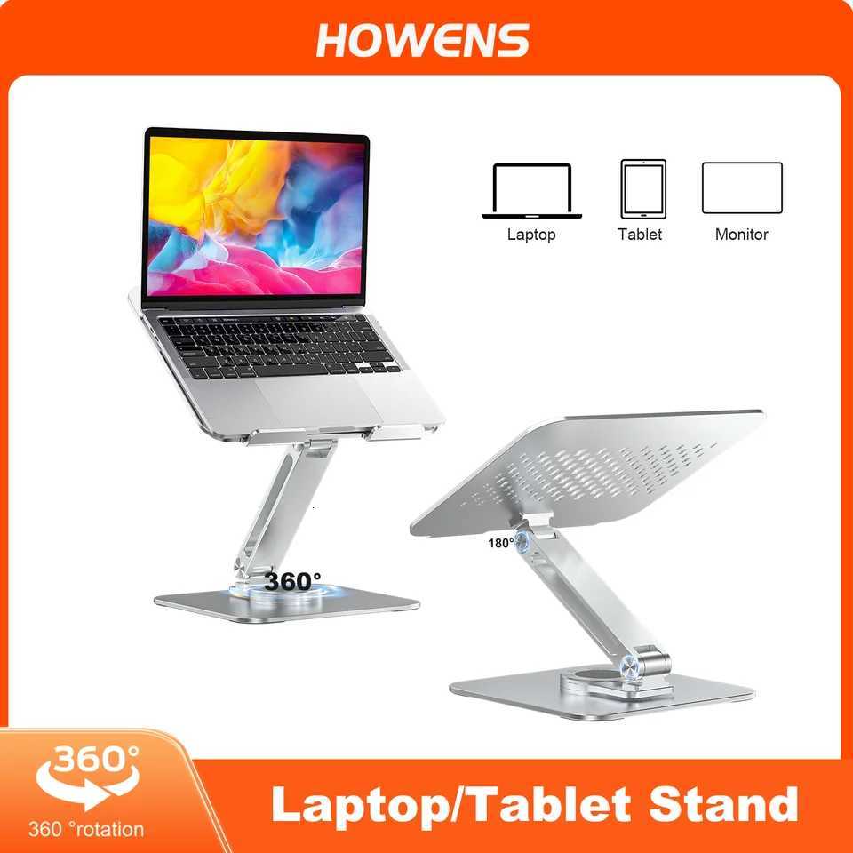 Portable Laptop Stand Aluminum Alloy 360 Rotation 3kg Load Capacity Foldable Adjustable Desktop Holder for Portable Monitor H251113-image-1084916235