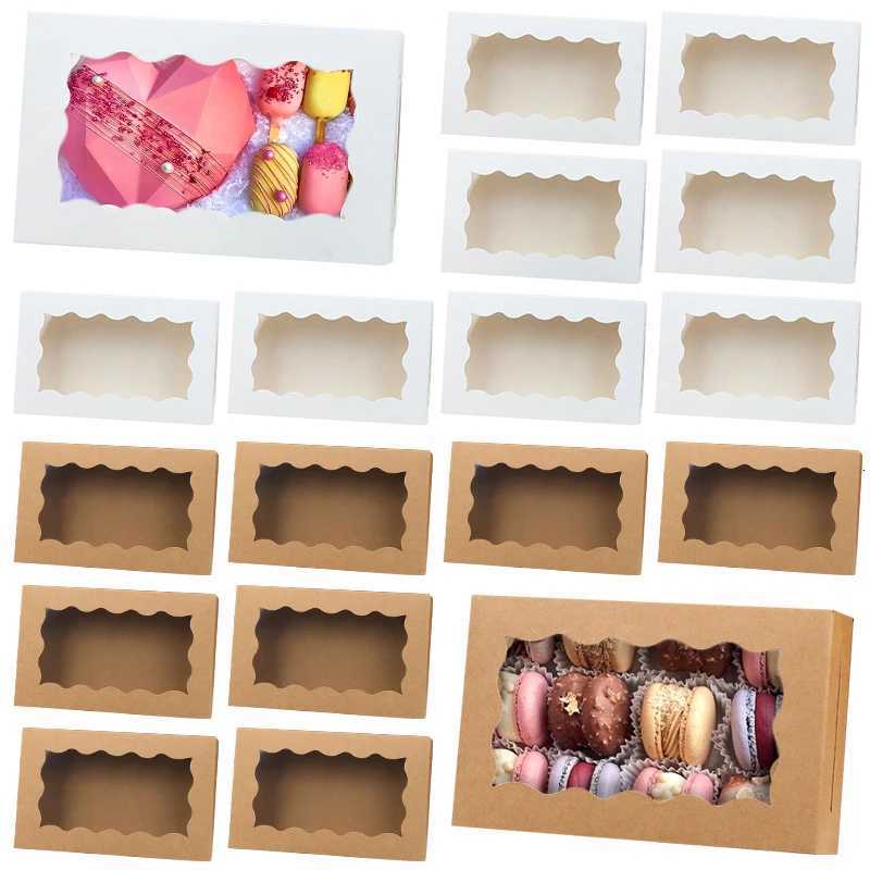 30Pcs Cake Bakery Boxes With Window For Chocolates Candy Dessert Cupcake Packing Birthday Party Wedding Supplies Christmas Gifts M251113-image-1084490782