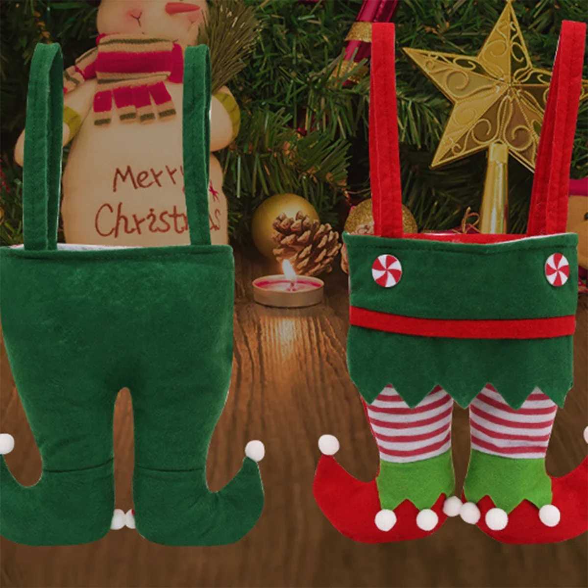 1pc Christmas Gifts Christmas Decorations For Christmas Elf Candy Bags Christmas Gifts Gift Bags M251113-image-1084491049