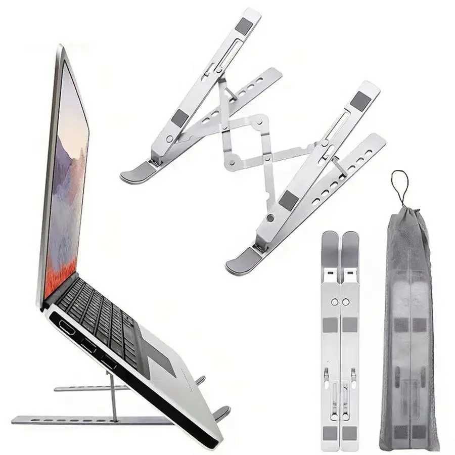 Portable Laptop Stand Aluminum Notebook port Cputer Bracket Foldable Lap Top Base For book Air Pro Holder PC Accessories H251113-image-1084928769