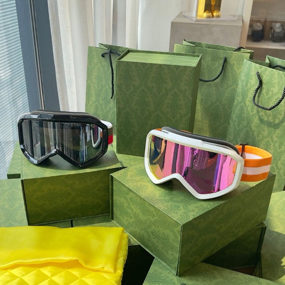 Luxe Designer Skibrillen Voor Heren Dames Zonnebrillen Lunette Reality Eyewear Verstelbare Grote Bril Volledig Frame Met Magnetische Glazen Vintage