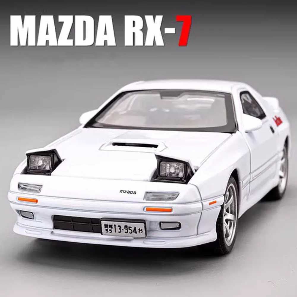 1/32 Scale RX7 Alloy Toys Model Car Diecasts Vehicle Model with Pull Back Light Sound Sport Car for Child Birthday Gifts C251118-image-1085145640