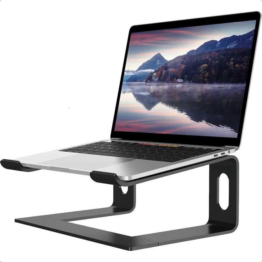 Laptop Stand for Desk Aluminum Cputer Riser Ergonic Notebook Holder Detachable Metal Laptops Elevator PC Cooling Mount port H251113-image-1084929456