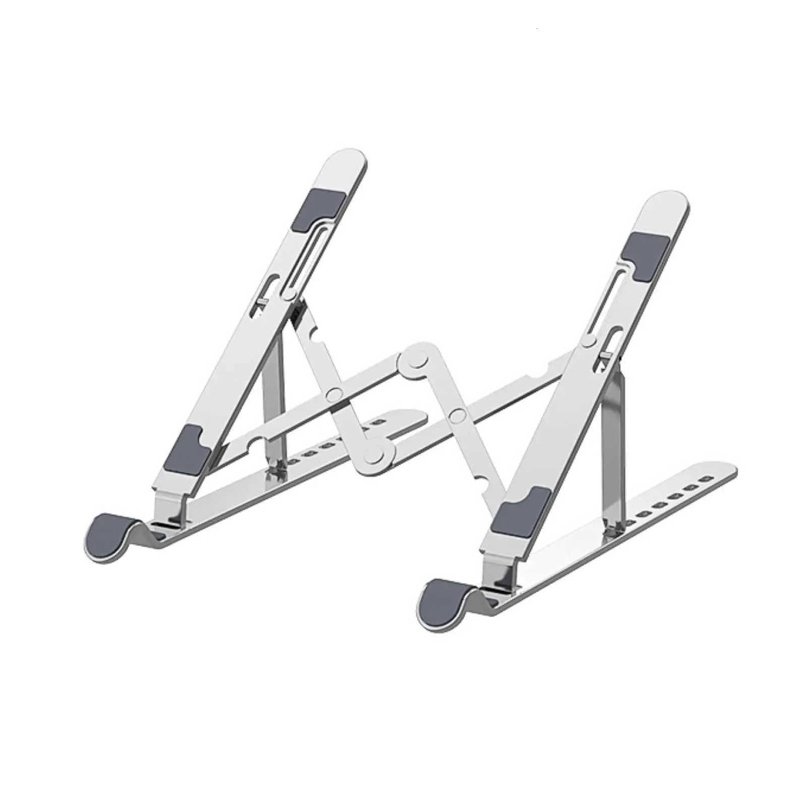 Aluminum Alloy Portable Laptop Stand Aluminium Foldable port Adjustable Notebook Holder Tablet Base Desk Dissipation Bracket H251113-image-1084928614
