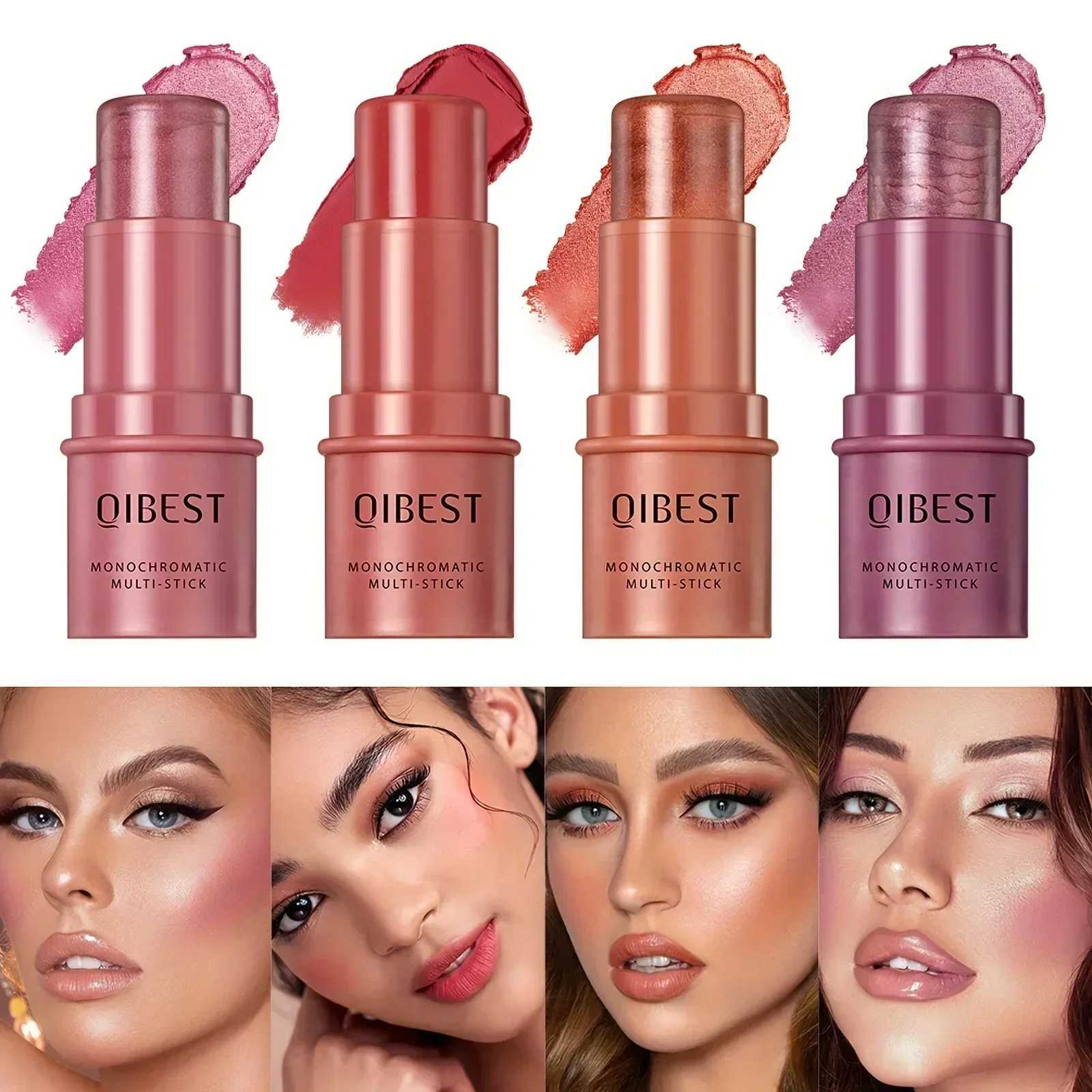 1PC high light eye shadow lipstick three in one multifunctional facial makeup waterproof and durable J251113-image-1084522964