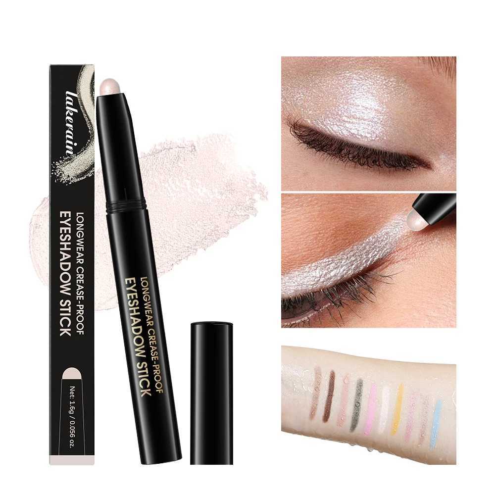 10 Color Waterproof Eyeshadow Sticks Long Lasting High Pigmented Shimmer Glitter And Matte Neutral Brown Eyeshadow Pencil J251113-image-1084523732