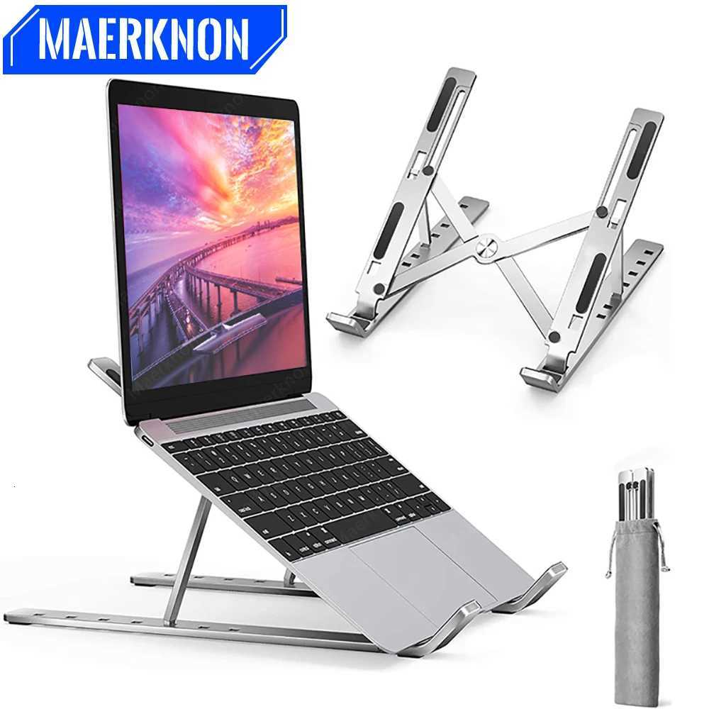 Aluminum Alloy Laptop Holder Adjustable Notebook Stand Lifting Cooling Bracket For book Portable Cputer Accessories H251113-image-1084929303