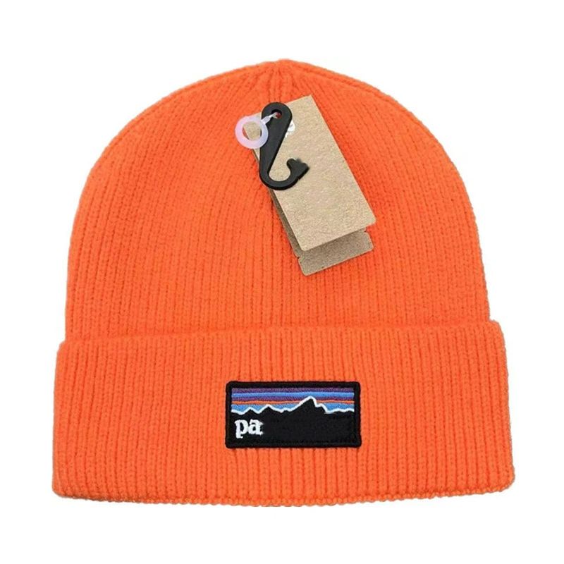 Unisex Woolen Beanie Letter Embroidery Retro Thick Warm Outdoor Winter Cold Cap For Men Women modern