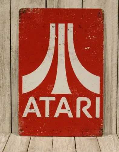m1Atari Tin Metal Sign Toy 80s Video Games Man Cave Vintage Look Boys Room XZ-AluminumM251114-image-1084652596