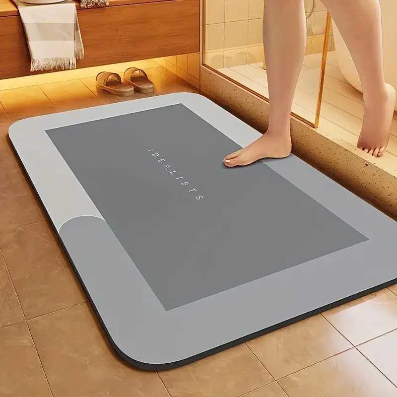 VIKAMA Simple Bathroom Mats Anti-Slip And Absorbent Are Suitable For Bathrooms Laundries Door Mats And Kitchen Floor Mats C251114-image-1084690796