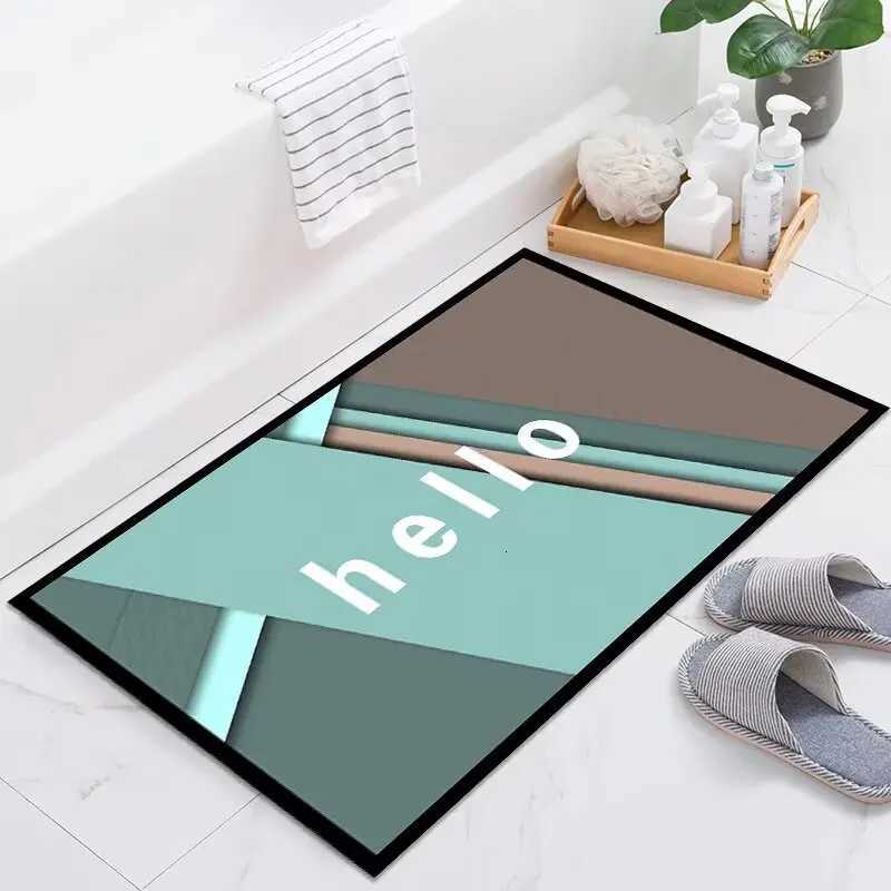 Diatom mud bathroom absorbent floor mat non-slip mat toilet door foot mat toilet carpet door mat C251114-image-1084690328
