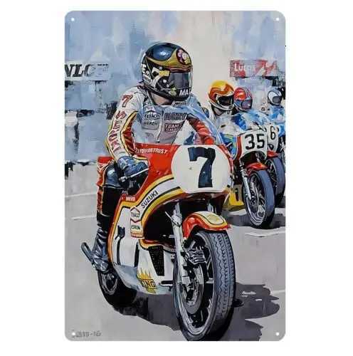 Vintage Racing Motorcycle Metal Poster Tin Sign 20x30cm-aluminumM251114-image-1084651225