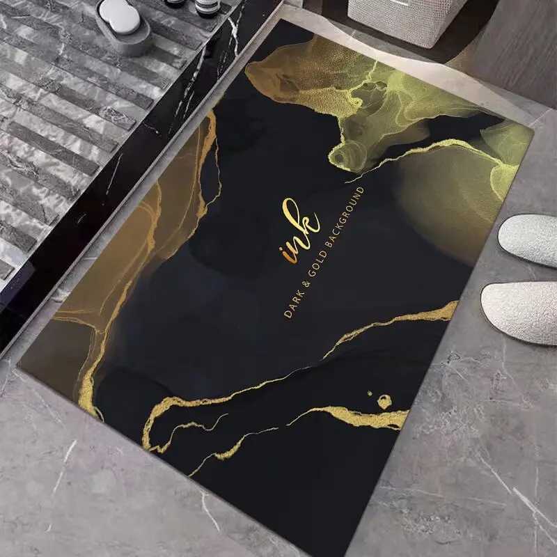 Toilet floor mat Strong absorbent mat Foot pad Special quick-drying bathroom dry and wet separation carpet for door C251114-image-1084690489
