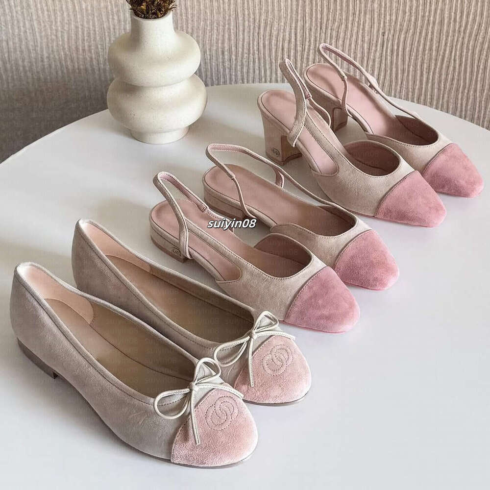 Designer Shoes Paris Brand Designer Black Ballet Flats Shoes Women Quilted Genuine Leather Slip On Ballerina Luxury Round Toe Ladies Dress Shoes Sli