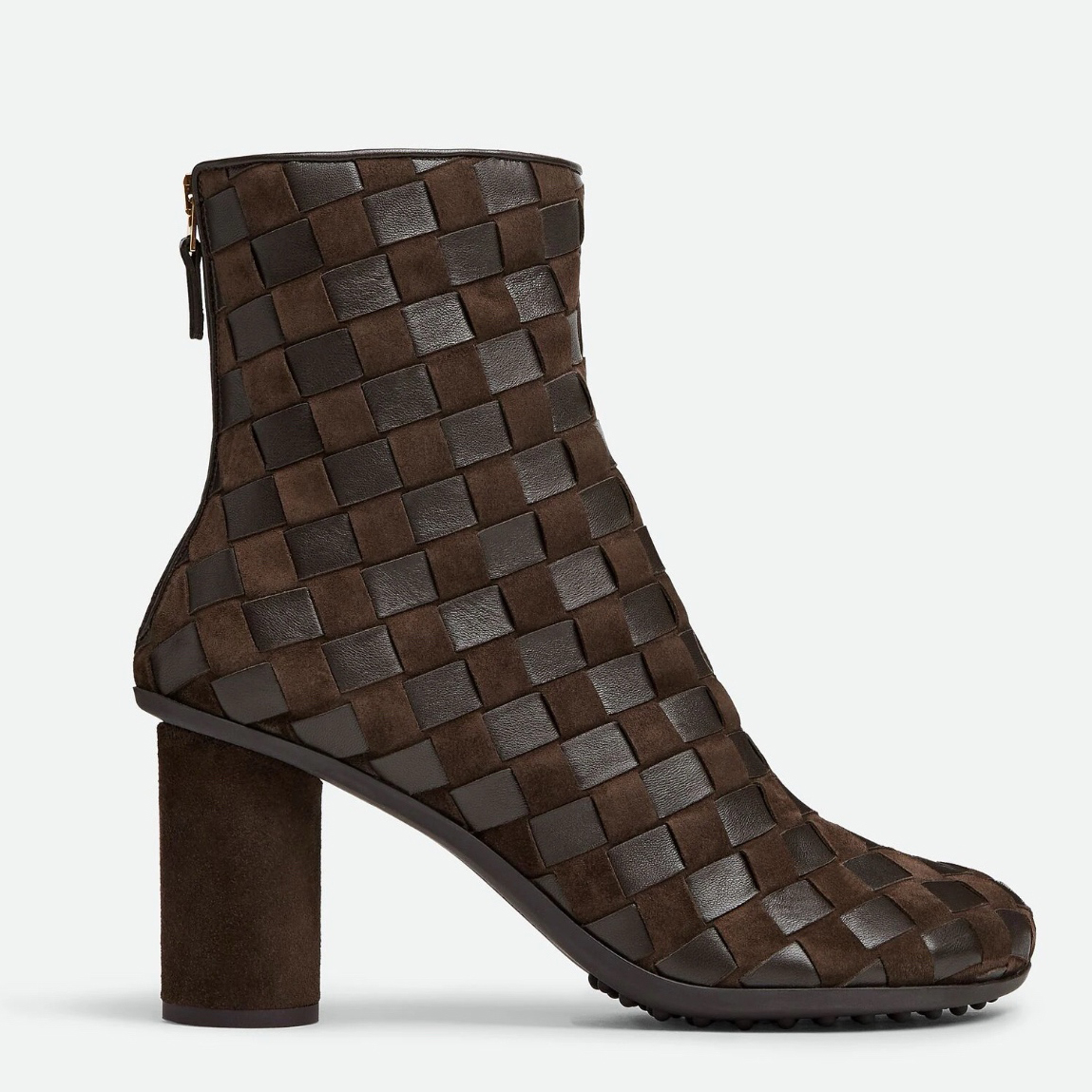 Ankle Boots Designers shoes for Womens latest 2026 Hand woven Fashion cashmere Cowskin combat Booties Square Toes Mixed Color Zip Roman Boot 35-41