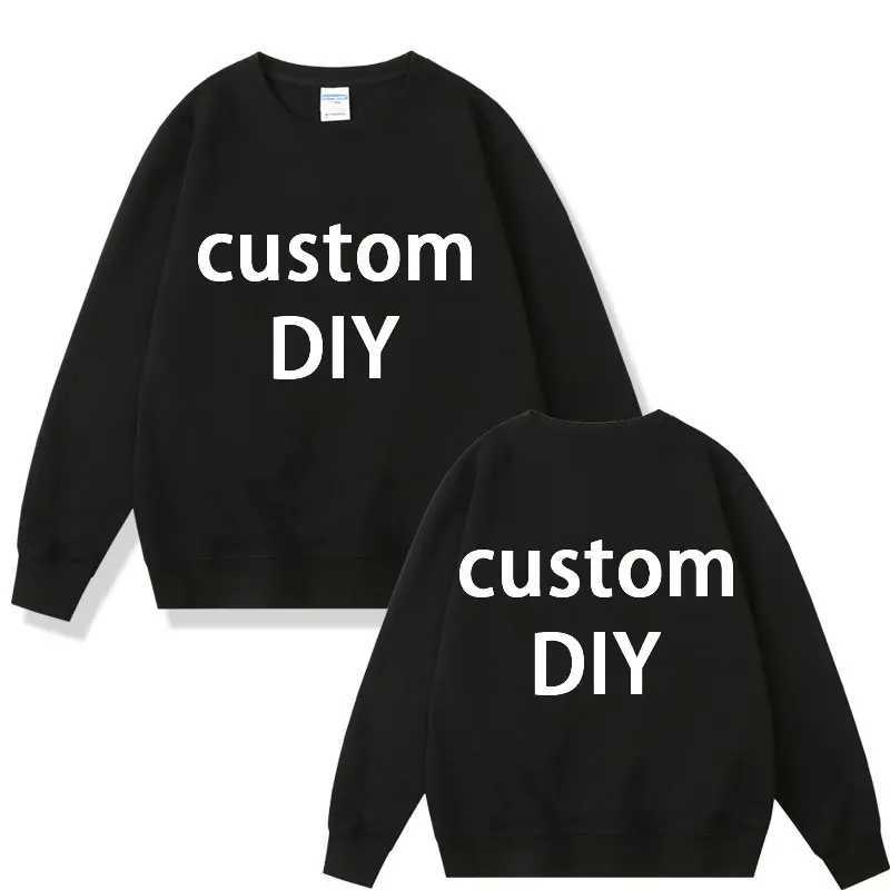 Mode Marque Design DIY Impression Personnalisée Sweat Hommes Femmes Hip Hop Rock Punk Vintage Pull Mâle Anime Casual Oversize ClothesT251114