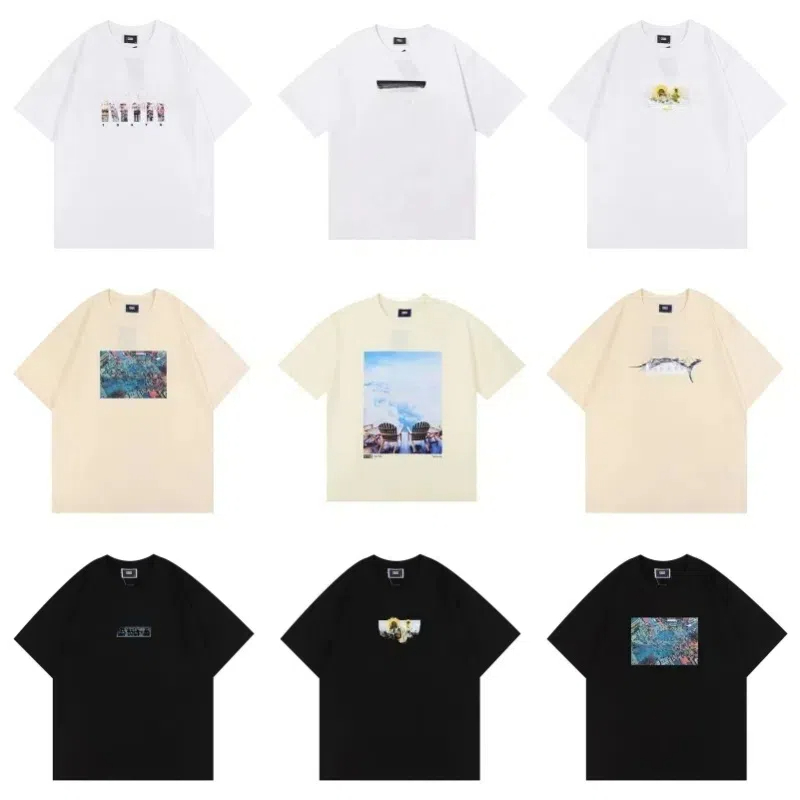 oversized t shirts t-shirt 100%cotton vintage short sleeve