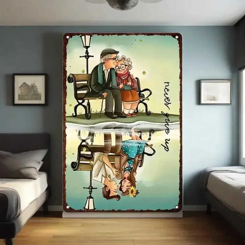 Retro Metal Sign Vintage Iron Plaque Wall Art for Home Cafe Bar Restaurant with Rustic CharmM251114-image-1084651403