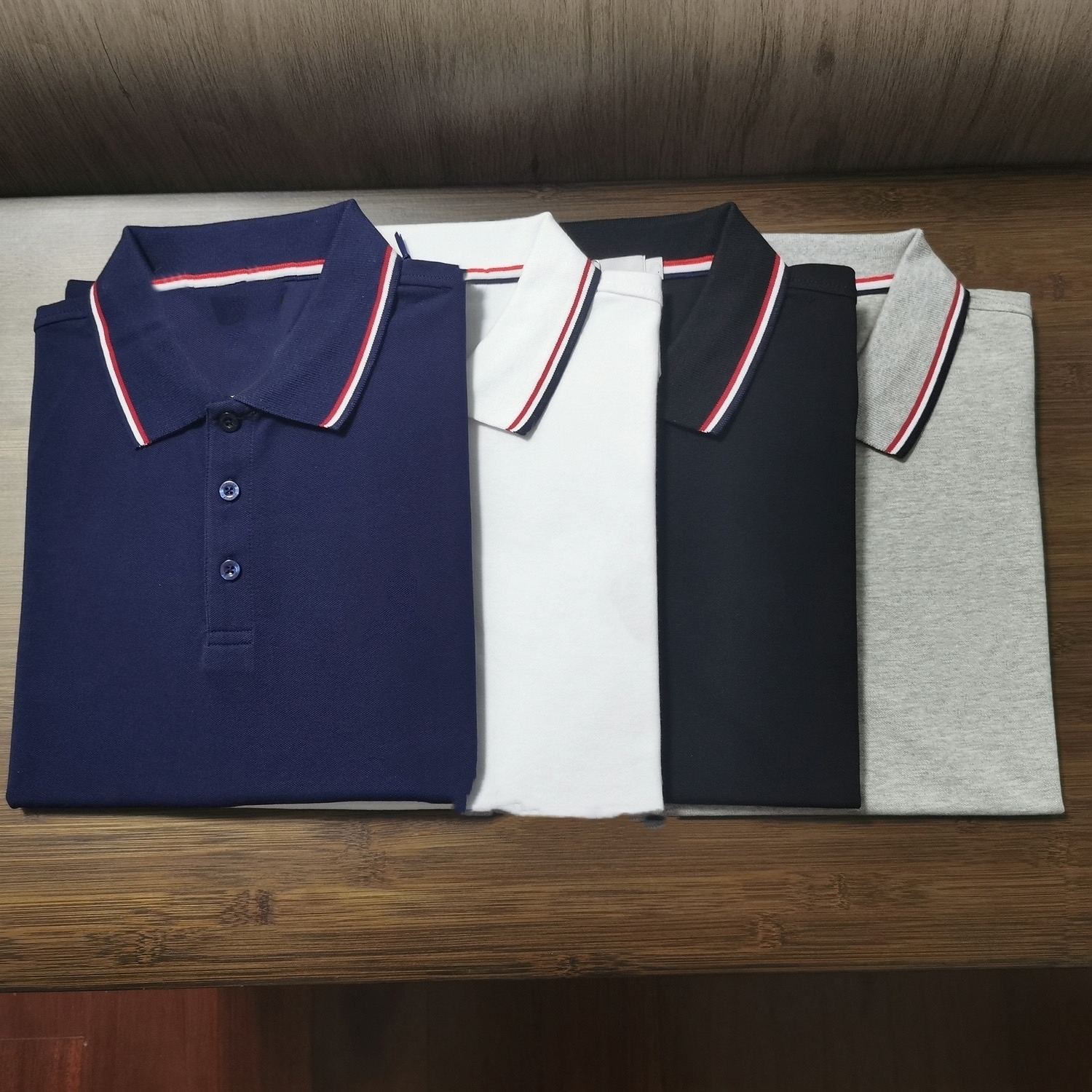 polo shirt designer polo mens polo designer t shirt shirts 280g pure cotton fabric Sweating Exercise Outdoor Leisure stripe white black M-XXL pol