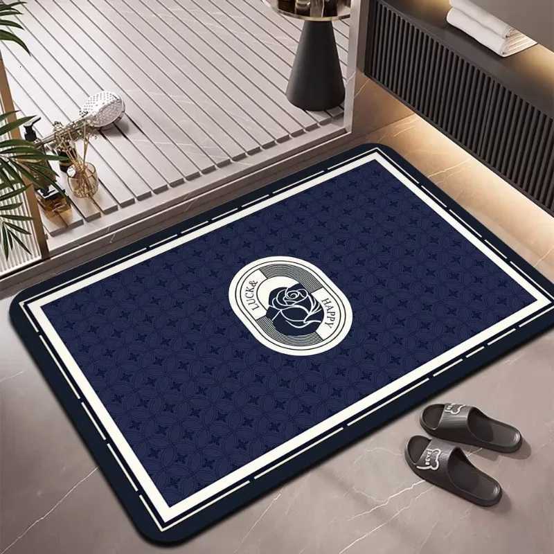 Bathroom floor mat diatom mud quick-drying floor mat non-slip and anti-drop toilet household bathroom carpet C251114-image-1084690708