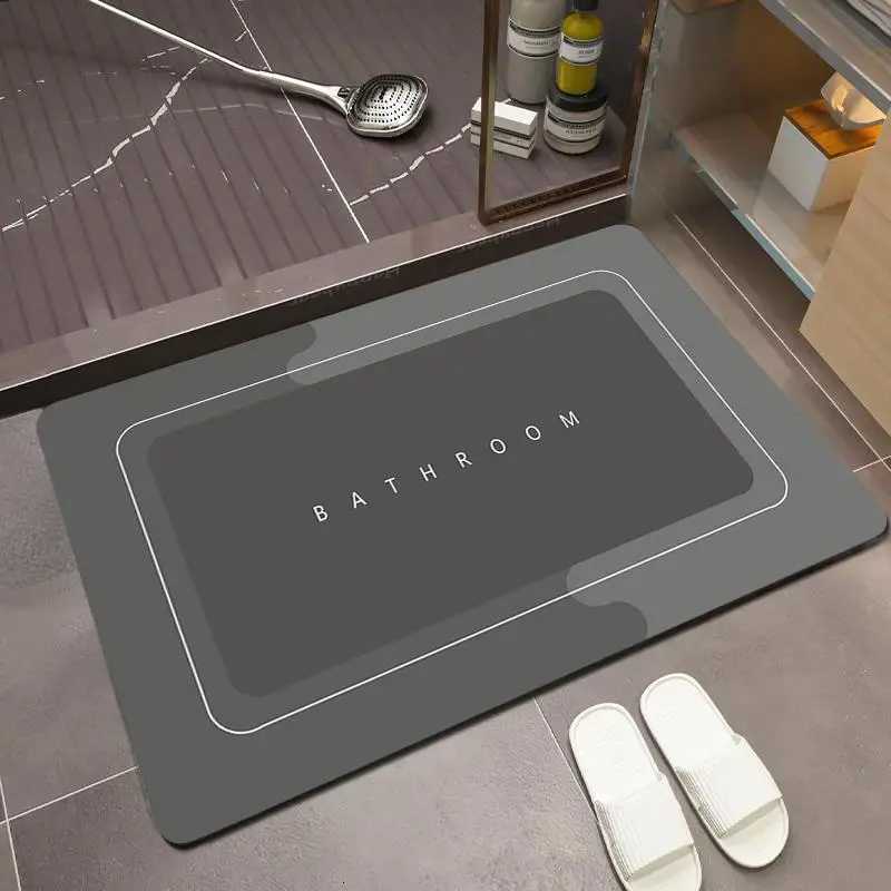 Super Absorbent Non-slip Bathroom Mat Toilet Anti-skid Bathtub Foot Mat Kitchen Living Room Floor Mat Home Decor C251114-image-1084691403