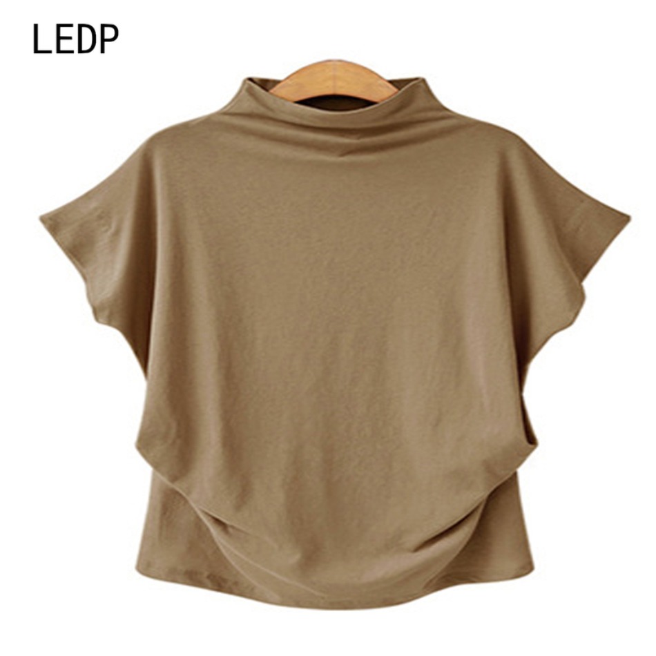 236196 Plant dyed solid color large size women's T-shirt natural dyeing process artistic style spring and autumn wear sensitive skin friendly
