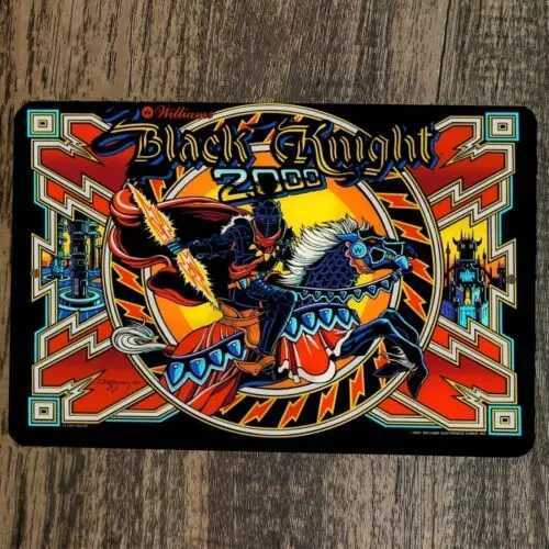 Black Knight 2000 Arcade 8x12 Metal Wall Video Game Sign PosterM251114-image-1084654807