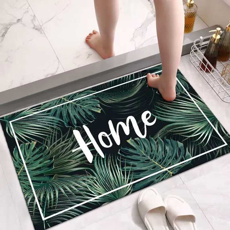 Bathroom floor mat non-slip mat diatom mud strong water absorption quick-drying foot mat toilet bathroom door mat C251114-image-1084690287