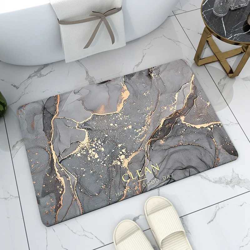 Toilet Carpet Soft Diatom Mud Household Bathroom Decor Absorbent Floor Mat Kitchen Balcony Door Non-Slip Quick-Drying Foot Pad C251114-image-1084690744