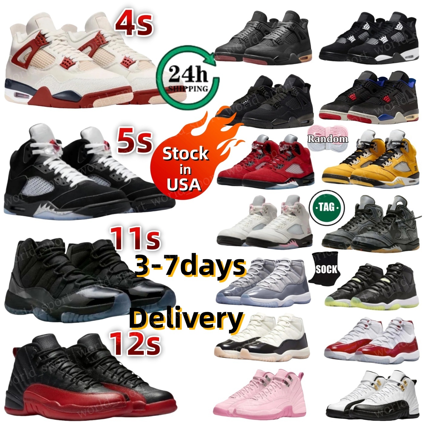 Designer Men Black Cat Basketball Shoes Mens Women 4 4s 5 5S 11 11s 12 12s Black Metalic Tokyo Oreo Fire Red White Cement Thunder Taxi Sneaker Tr-image-952831547