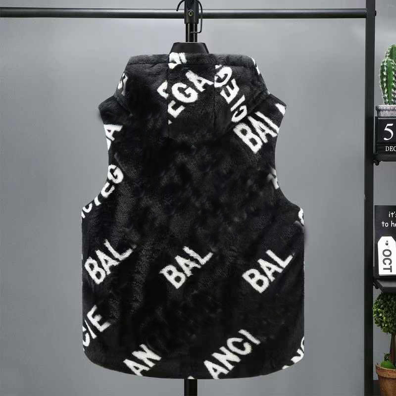 winter mens vest designer gilet hoody luxury paris down wool soft puffer jacket woman top quality coat graphite couple coat Label XS-5XL oversized c