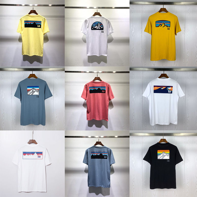 Men's T-shirt High Quality Street Hip Hop T-shirt Round Neck Letters Printed Summer Mens Womens Short-sleeve Cotton Casual Loose T-shirt