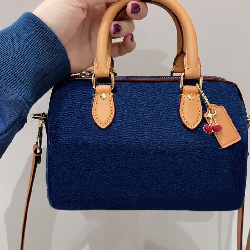 Sacs à bandoulière Designer Embrayage de luxe Boston Haute Qualité Sac à main Femme Sac à main en cuir Rowan Top Satchel Vintage Oreiller Sac à b