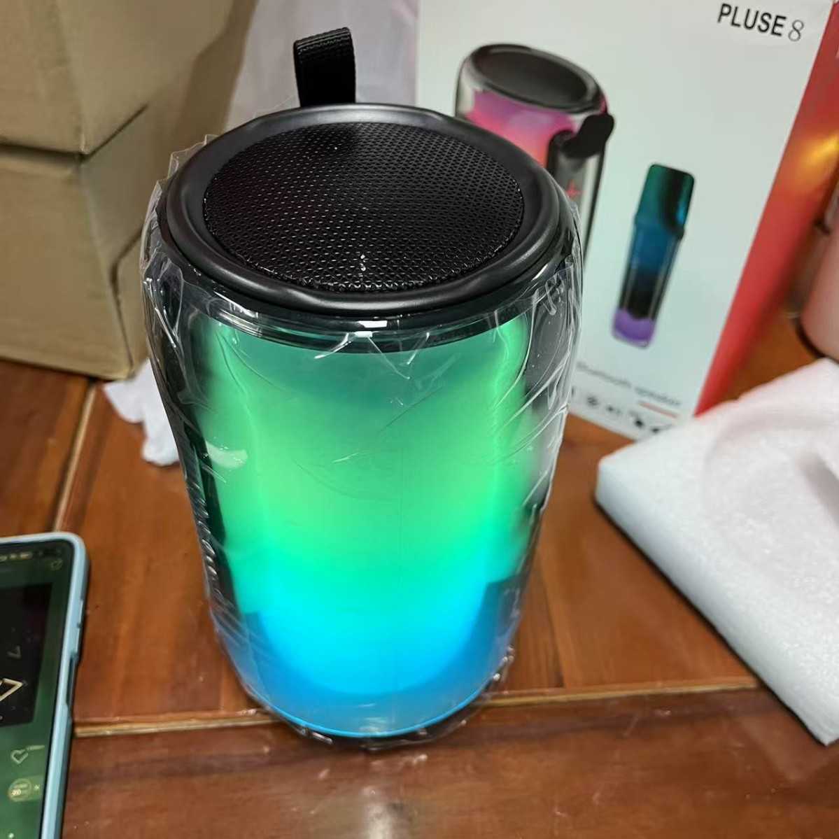 Pulse 8 Bluetooth Speaker High Aesthetic Colorful Portable High Power Plus 8 Bass L251113IMTD-image-1084584357