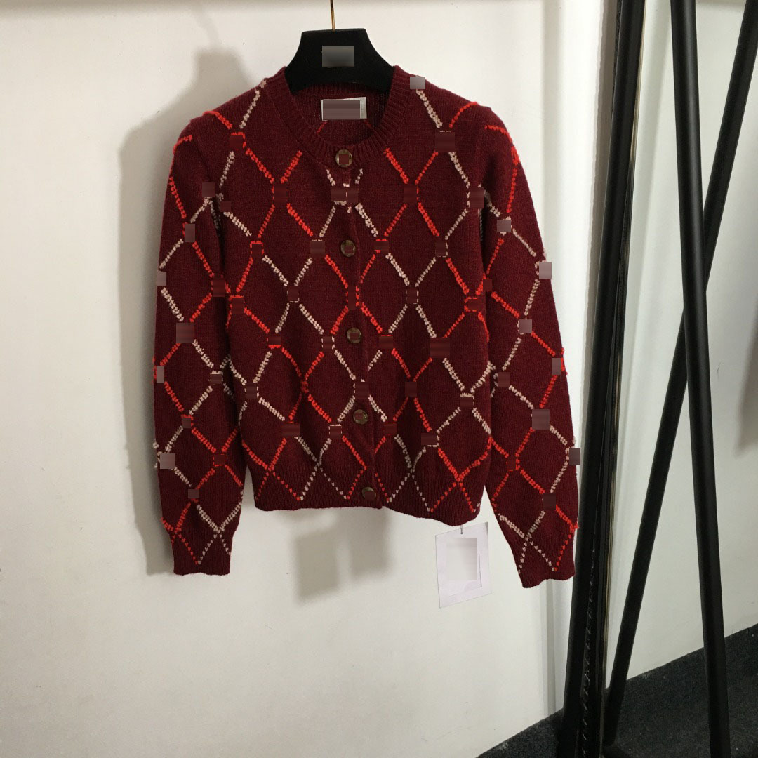 1718 2026 Autumn Brand SAme Style Sweater Blue Red Long Sleeve High Quality Dress Crew Neck Black Fashion Clothes High Quality Womens 20244747