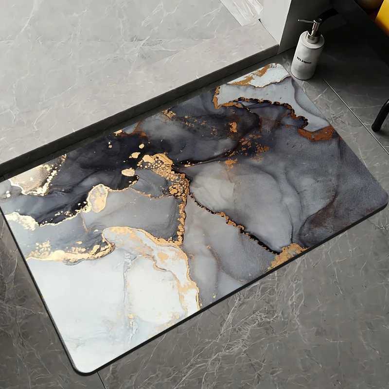 Super Absorbent Floor Mat for Bathroom Non Slip Diatomaceous Bath Mats Fast Drying Soft Carpet Shower Tub Outdoor Doormats Decor C251114-image-1084690792