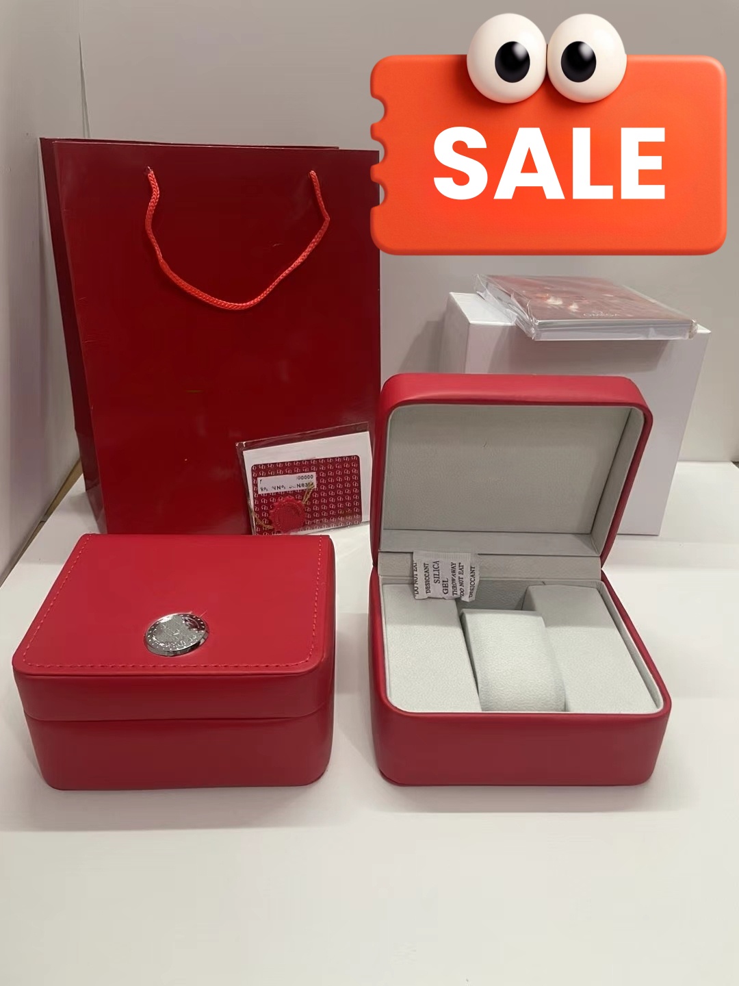 Top Quality Boxes OMEGAity watch Original Box Accessories wholesale montre Watches Booklet Card Tags and Papers In English Swiss Watches Boxes Ma