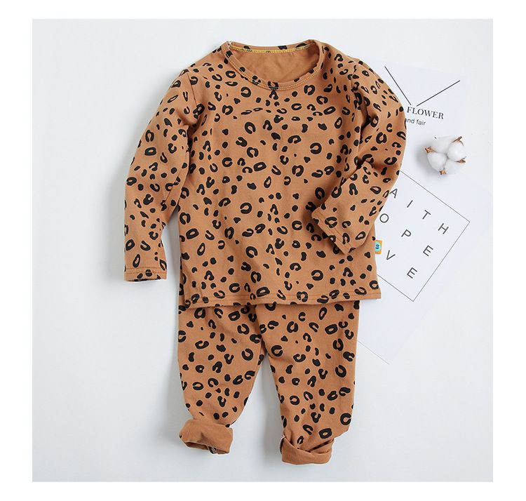 w191 Children's Leopard Print Sleepwear & Loungewear Cotton, Sizes 18M-8Yrs-image-1053550964