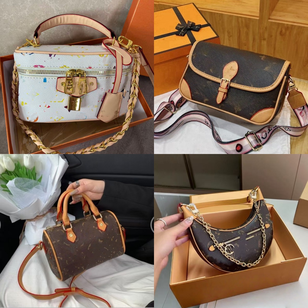 2025 10A Sac à bandoulière Designer Bandoulière Sac à main Sacs fourre-tout Designer Femmes Sac Sacs à main Sacs de créateurs pour femmes Sac à m