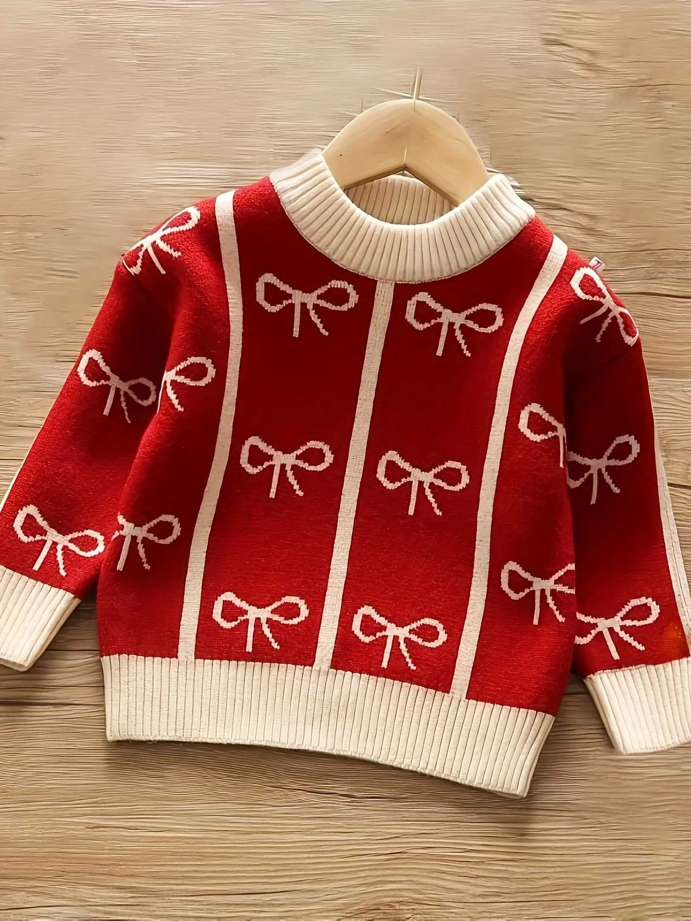 Girls Sweater Autumn New Style Korean Version Childrens Fashionable Spring and Autumn Long-Sleeved Sweet Pullover Knitwear C251115-image-1084780719