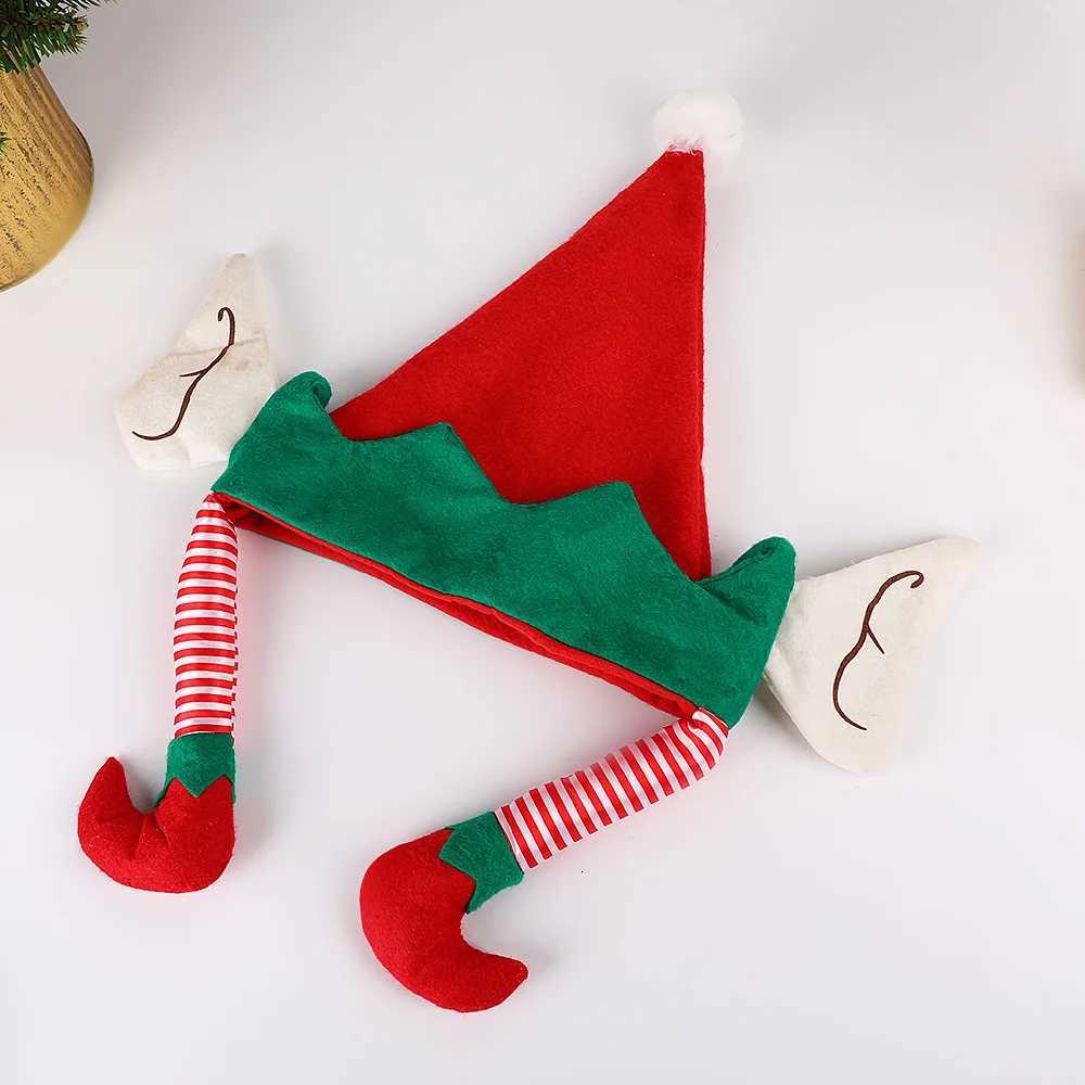 New Cartoon Christmas Hat Creative Elf Hat Styling Hat Holiday Party Dance Dress Up Clown Xmas DIY Decoration Props Photo Props H251115-image-1084810839