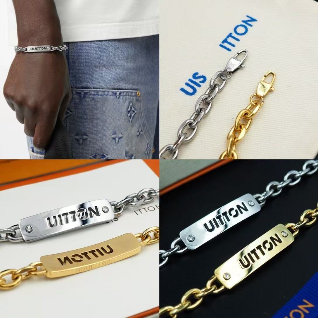 2025 Luxury designer bracelet designer High Quality Stainless Steel Designer for Men and Women with box clover bracelet charm bracelet louise bracel