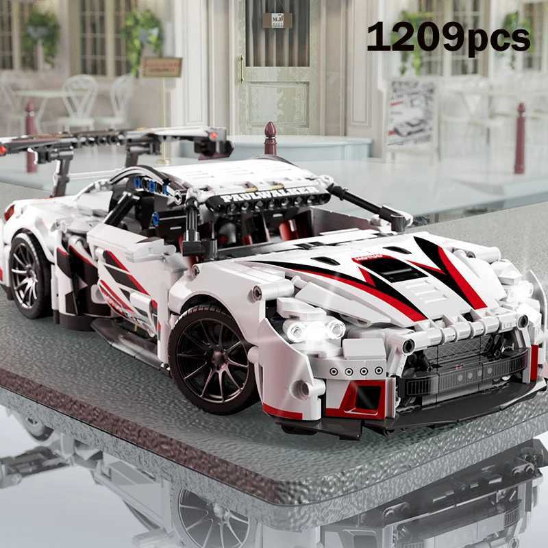 Famous Racing Car Building Blocks Set 1209 Pcs Model Kit Advanced Sports Car Toy for Adults Kids Vehicle Gift for Men and Boys C251118-image-1085146003