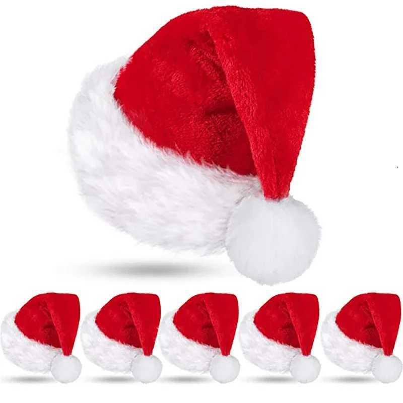 Christmas Hats For Adults Kids Santa Claus Xmas Hat Cap Merry Christmas Gifts Home Christmas New Year Navidad Decorations 2023 H251115-image-1084812362