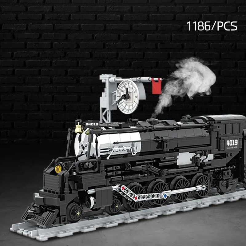 1186Pcs MOC City Technology Train Steam Transportation Vehicle Model Toys Building Blocks Bricks Birthday Gifts Kid Children DIY C251118-image-1085146039